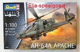 Revell 1:100 AH-64 A APACHE 4985 Helikopter modelbouw, Hobby en Vrije tijd, 1:72 tot 1:144, Nieuw, Ophalen of Verzenden, Revell