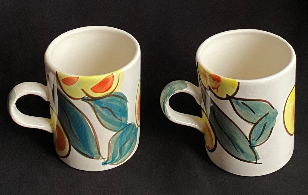 2 mooie vintage mokken, Overige merken, Zo goed als nieuw, Klassiek, Keramiek