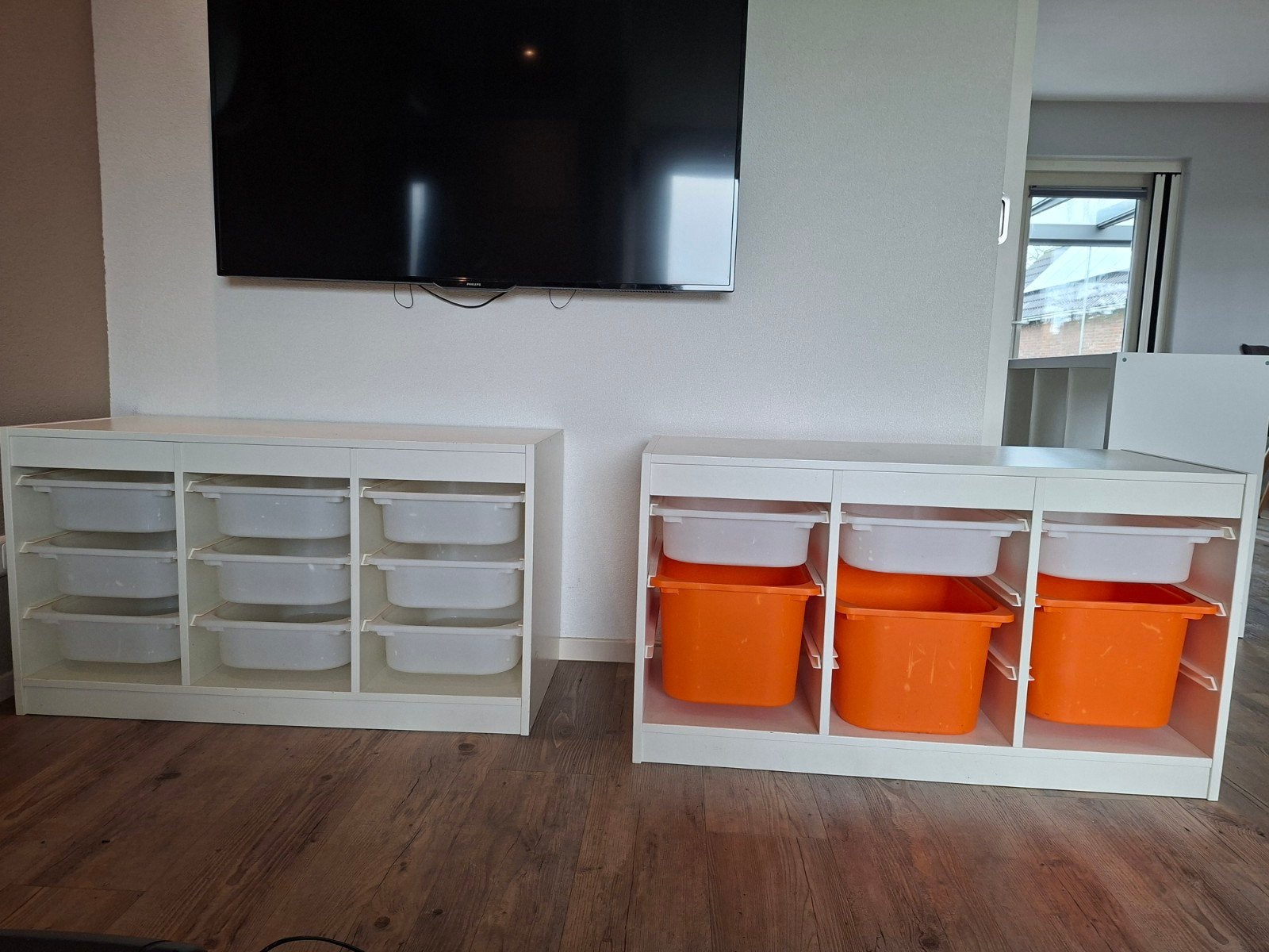 IKEA TROFAST opbergkasten inclusief bakken

Te koop: twee pr, Ophalen of Verzenden, Gebruikt, 25 tot 50 cm, 50 tot 100 cm