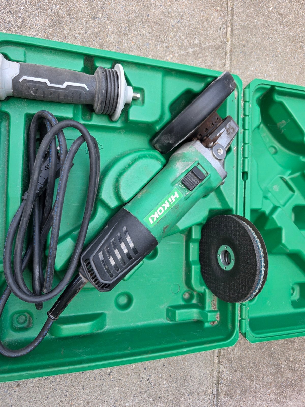 HiKOKI G13SB4(S) Haakse slijper 125mm - Zo goed als nieuw, Ophalen