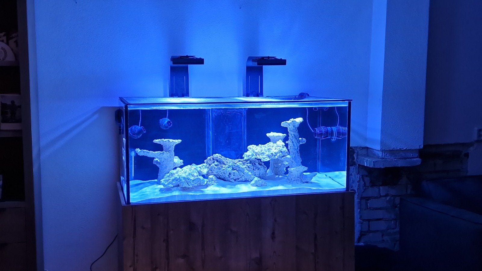 Zeeaquarium 420liter overcompleet, Ophalen, Inclusief deksel, Gebruikt, Leeg aquarium