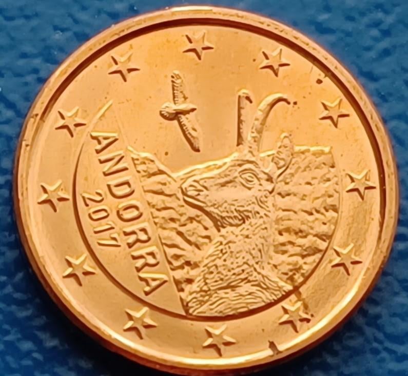 Andorra 1 Eurocent - 2017 UNC, Verzenden, Overige landen, 1 cent, Losse munt