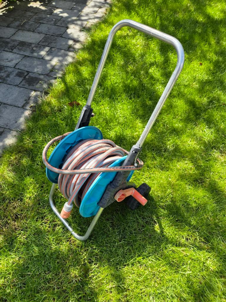 Gardena tuinslang (haspel/ slangwagen), Tuin en Terras, Ophalen, Gebruikt, Tuinslanghaspel