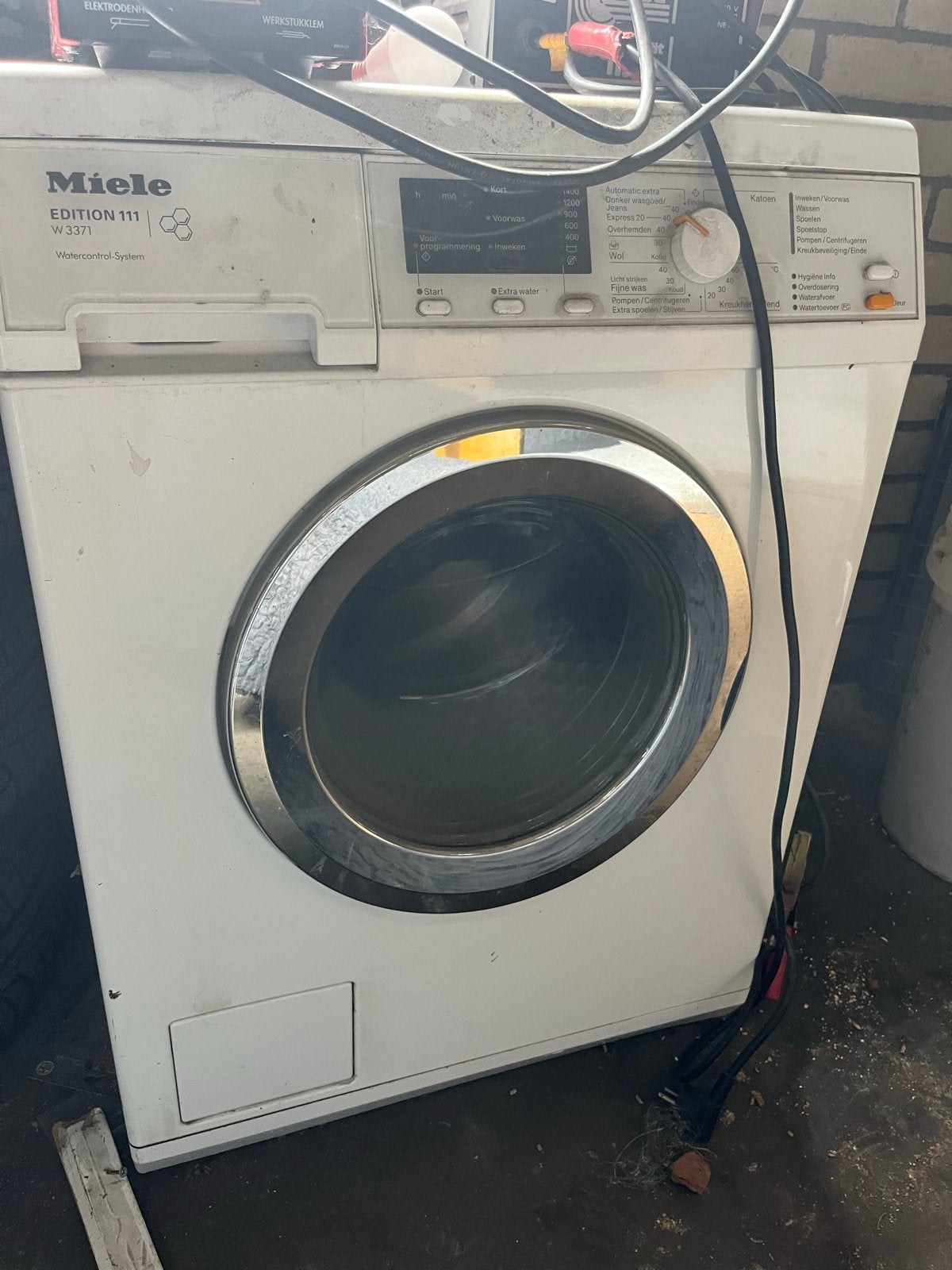 Miele W3371 Edition 111 Voorlader Wasmachine, Witgoed en Apparatuur, Ophalen, Gebruikt, Voorlader, 85 tot 90 cm