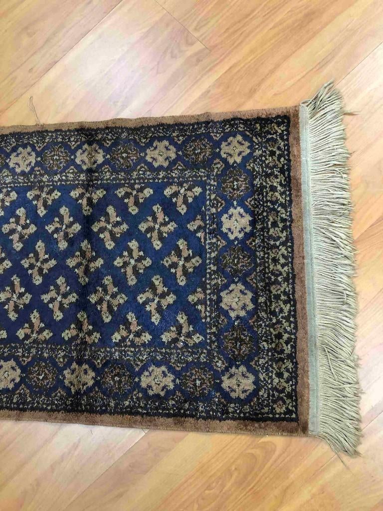 Vintage Oosters tapijt / vloerkleed 70/49 cm, Minder dan 50 cm, Gebruikt, 50 tot 100 cm, Etten-Leur