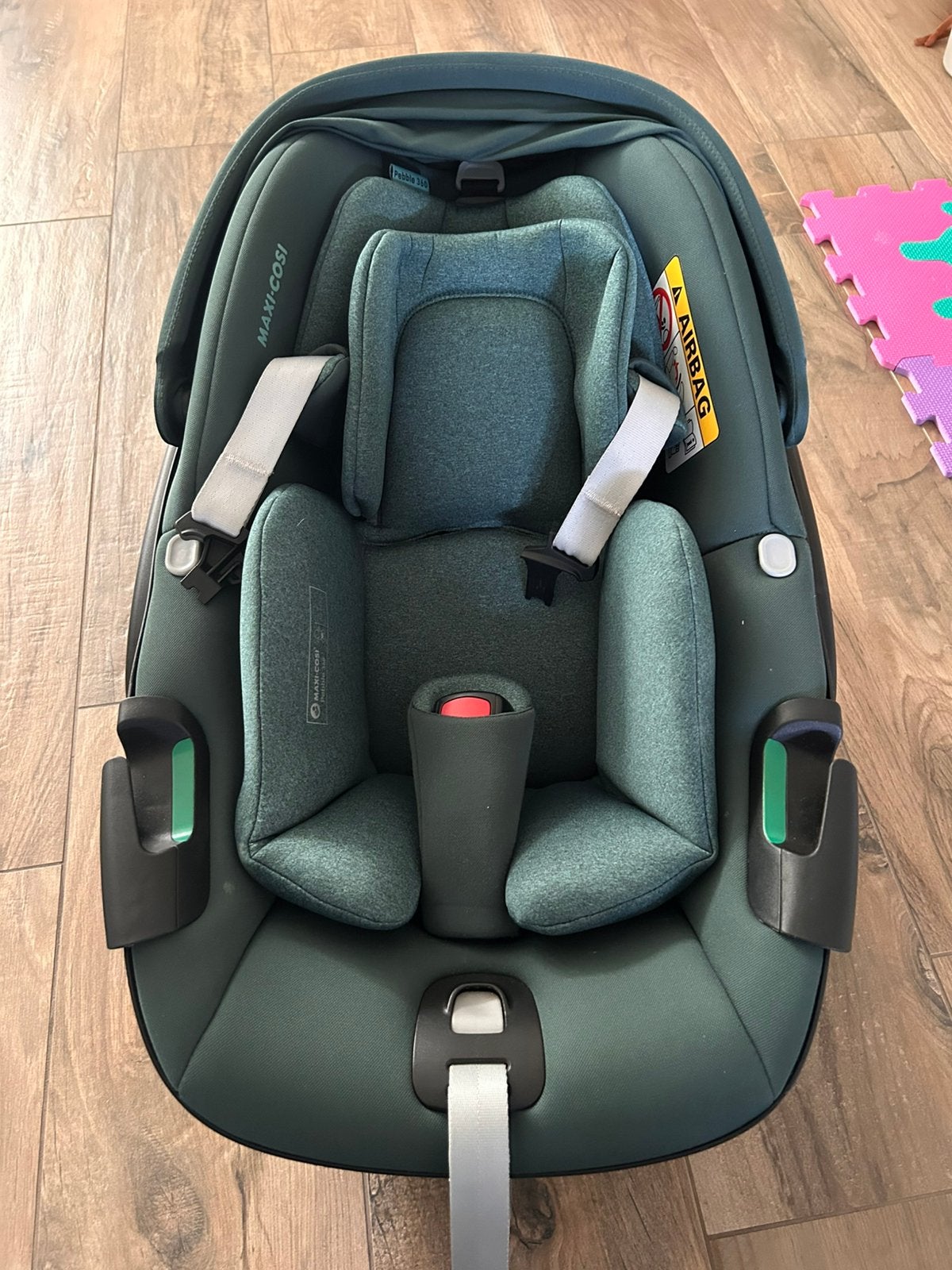 Maxi-Cosi Pebble 360 i-Size + regenhoes, Ophalen, Zo goed als nieuw, Isofix, 0 t/m 13 kg