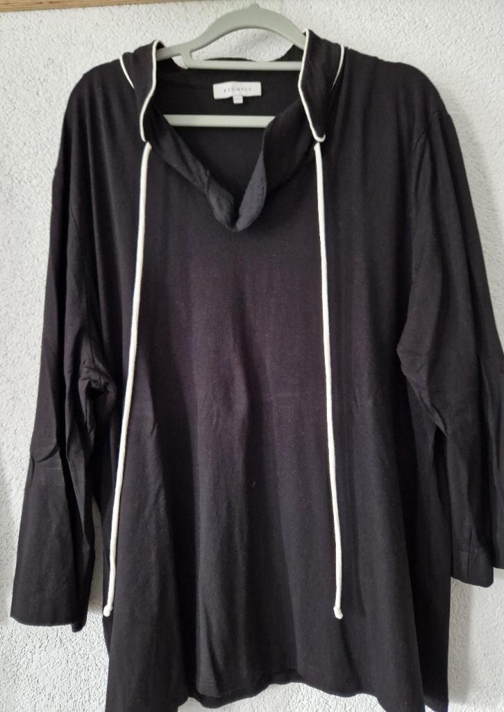 Promiss top zwart wit maat xxxl, Kleding | Dames, Grote Maten, Promiss, Verzenden, Zwart, Shirt of Top