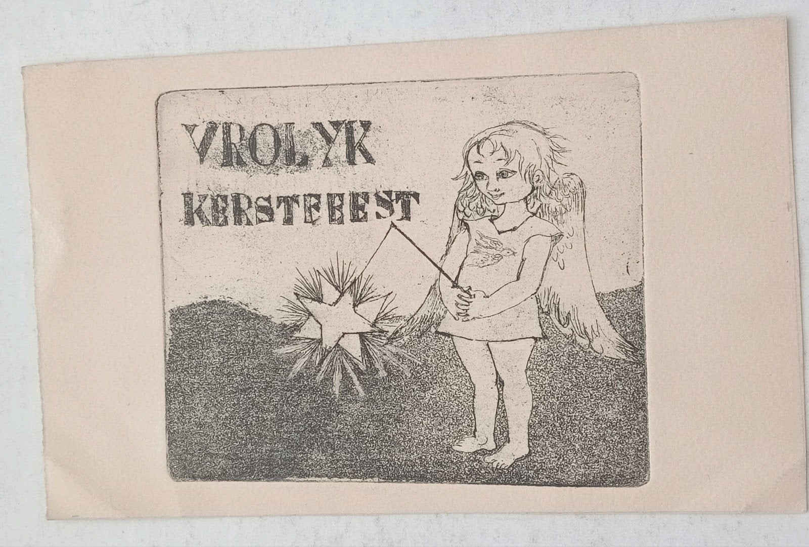Cara Waller ets gesigneerd kunstenaar/auteur Jurrie Poot, Antiek en Kunst, Ophalen of Verzenden