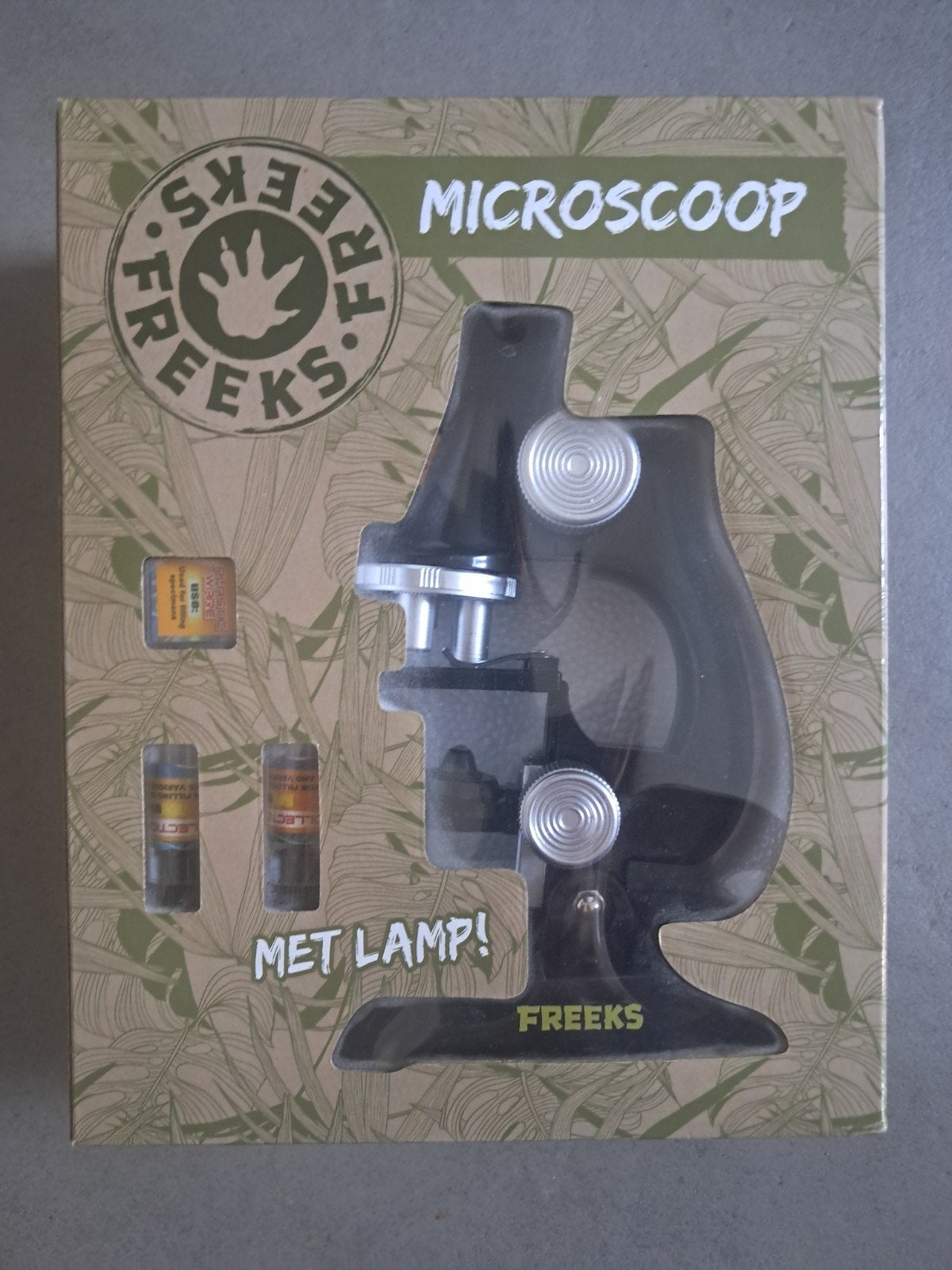 Freek Vonk Microscoop met lamp, Kinderen en Baby's, Speelgoed | Educatief en Creatief, Ophalen of Verzenden, Zo goed als nieuw