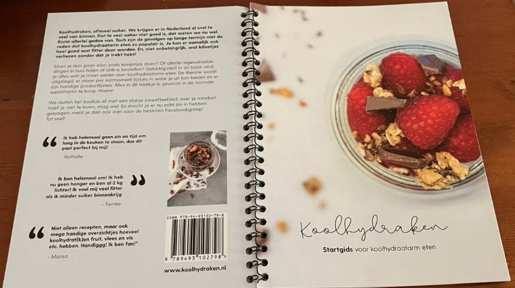 DEEL 1 Koolhydraken: STARTGIDS ~ koolhydraatarm eten, Ophalen of Verzenden, Zo goed als nieuw
