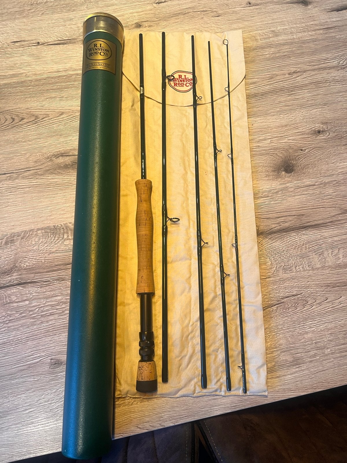 R.L. Winston Rod Co. BL5 Vliegenhengel - Zo goed als nieuw, Ophalen of Verzenden, Zo goed als nieuw, Complete hengel