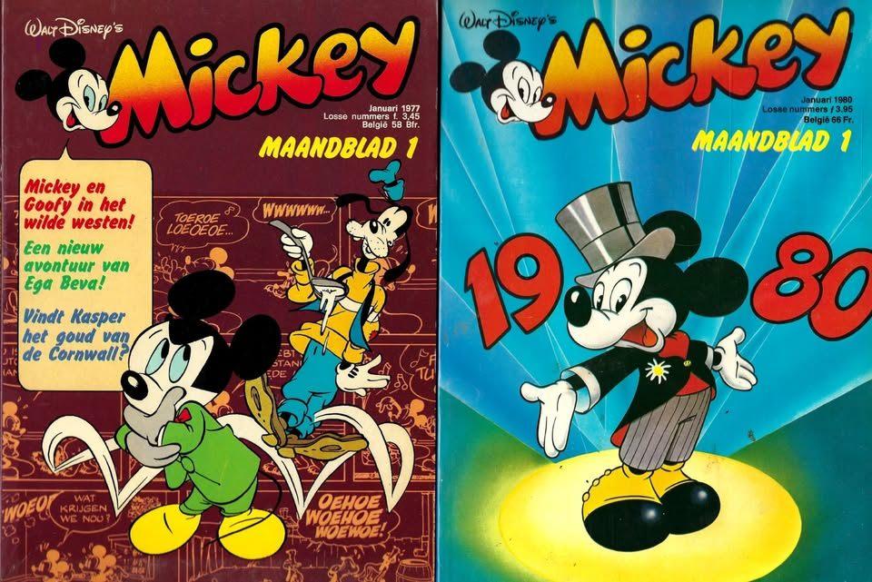 MAANDBLAD MICKEY VIJF COMPLETE JAARGANGEN., Boeken, Meerdere stripboeken, Ophalen of Verzenden, Zo goed als nieuw, Walt Disney