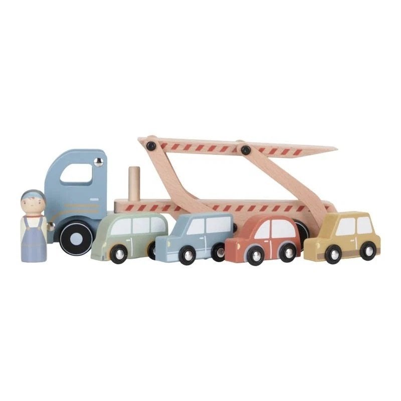 Nieuw Little Dutch houten truck met auto's, The River House, Info@theriverhouse.nl, Overige typen, Nieuw