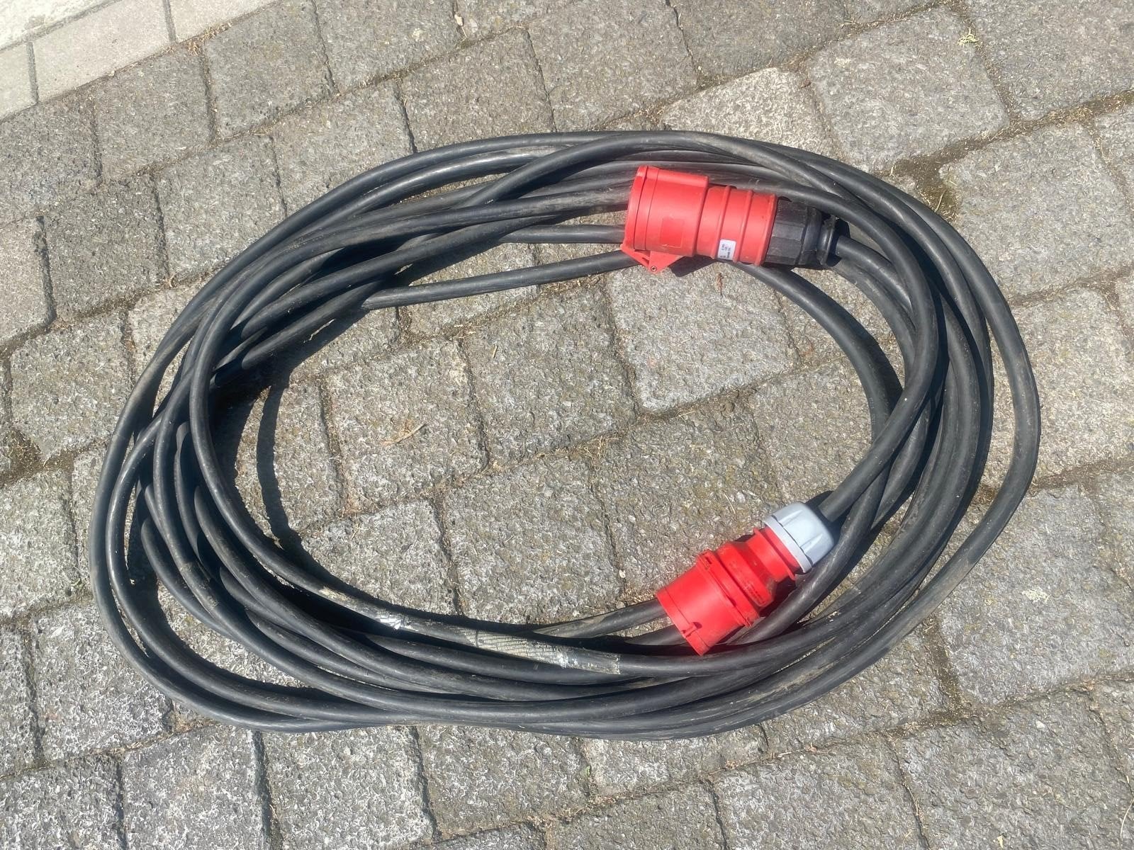 Krachtstroom verlengsnoer 5p 5g6mm2  5x6mm2 kabel., Ophalen, Kabel of Snoer