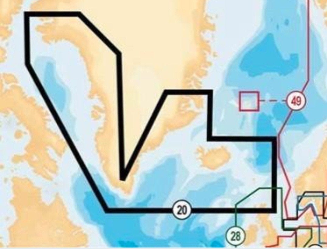 Navionics kaartje 20XG., Ophalen of Verzenden, Zo goed als nieuw, Kaartplotter of Fish Finder