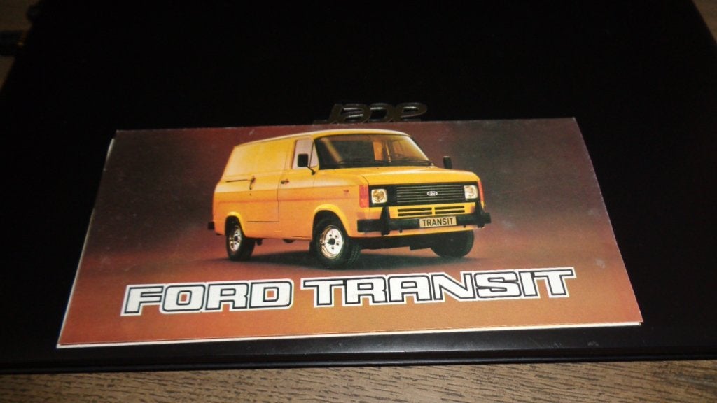 Folder  FORD  TRANSIT  ,  2-1978, Verzenden, Zo goed als nieuw, Ford