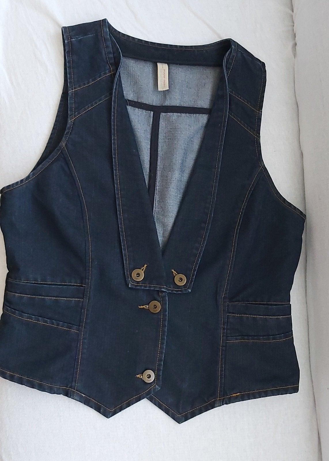 Vero Moda spijkergilet maat 42, Vero Moda, Ophalen, Gedragen