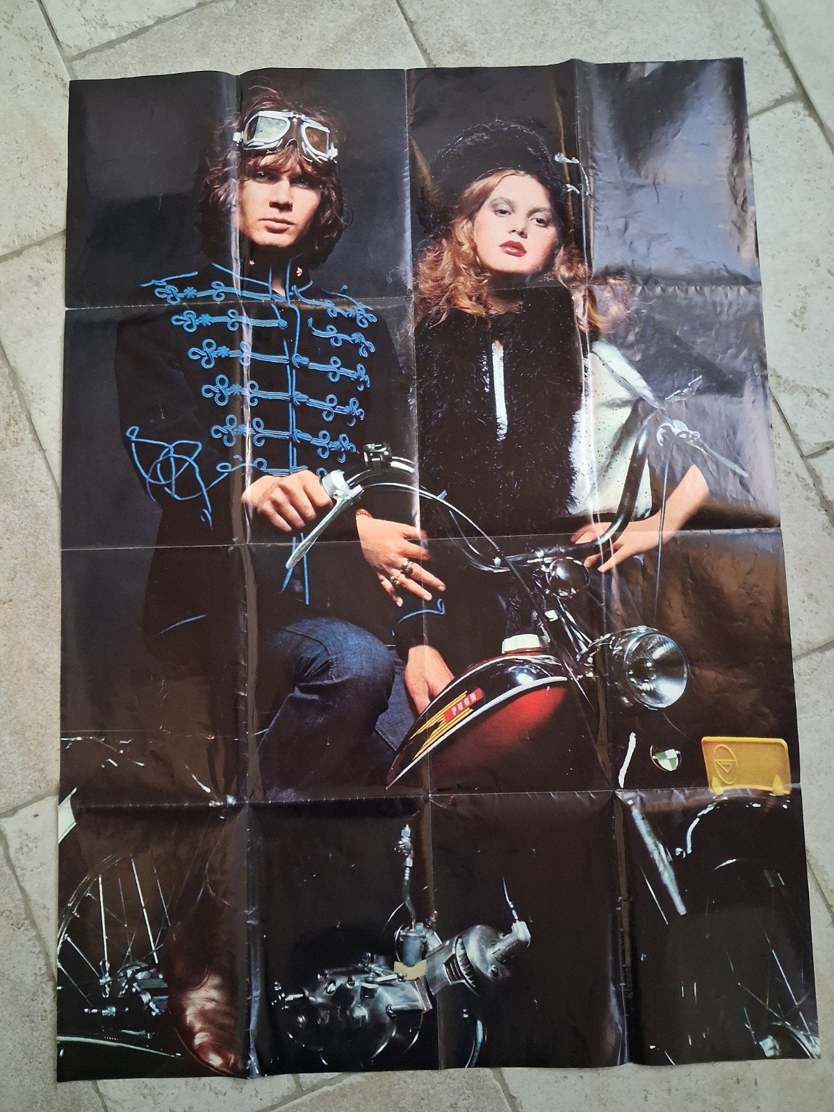 Zeldzame Puch folder/poster uit 1972 - Origineel!, Ophalen of Verzenden, Gebruikt
