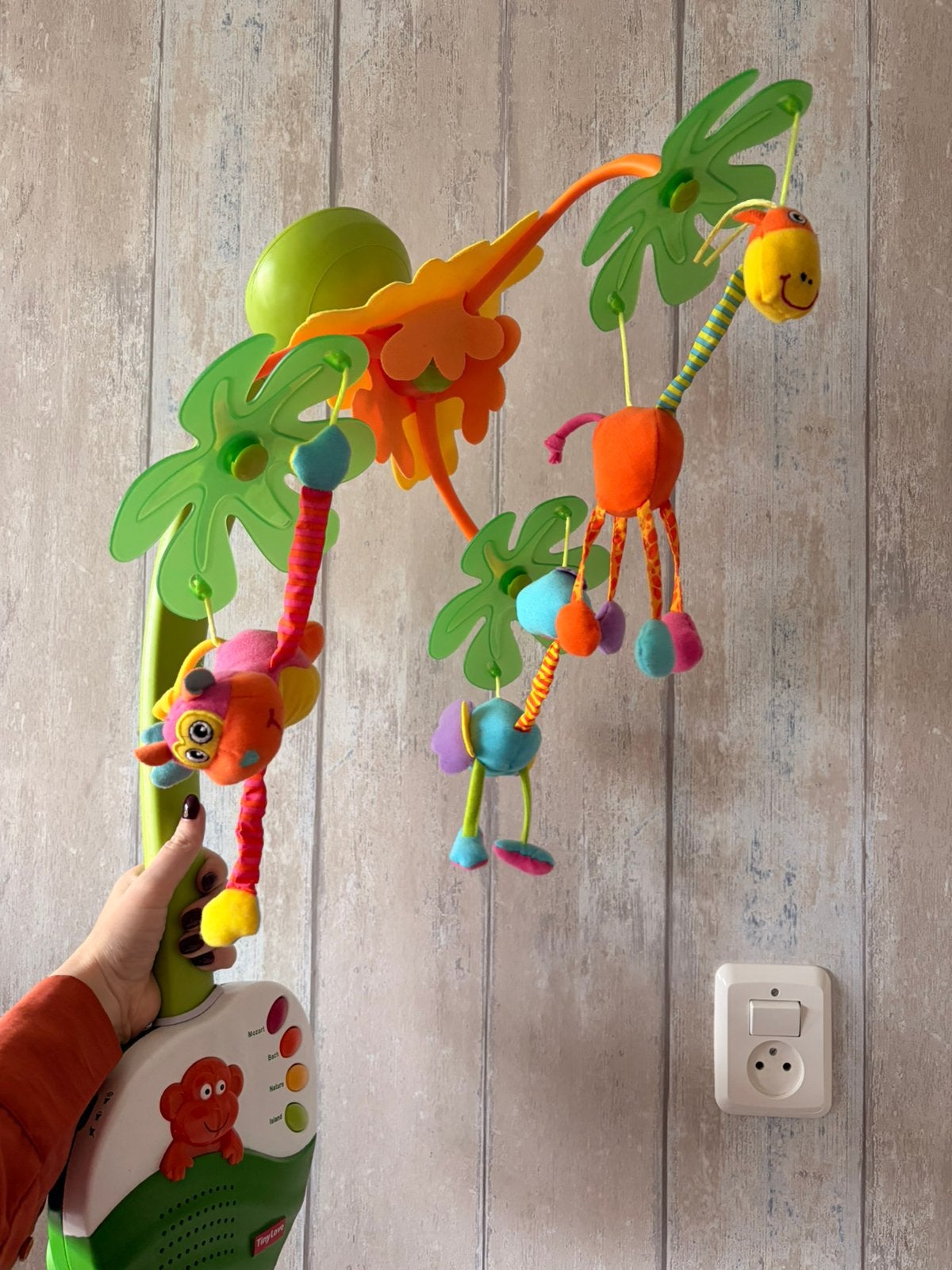 Tiny Love muziekmobiel, Kinderen en Baby's, Ophalen of Verzenden, Zo goed als nieuw, Mobiel