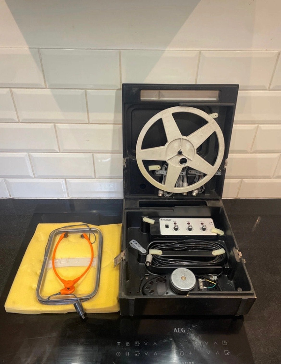 Vintage Silma Mixer en Audio Apparatuur in Koffer, Ophalen of Verzenden, Gebruikt, Audio
