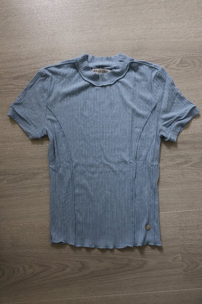 Als nieuw Frankie en Liberty shirt blauw 164, Ophalen, Frankie & Liberty, Meisje, Nieuw