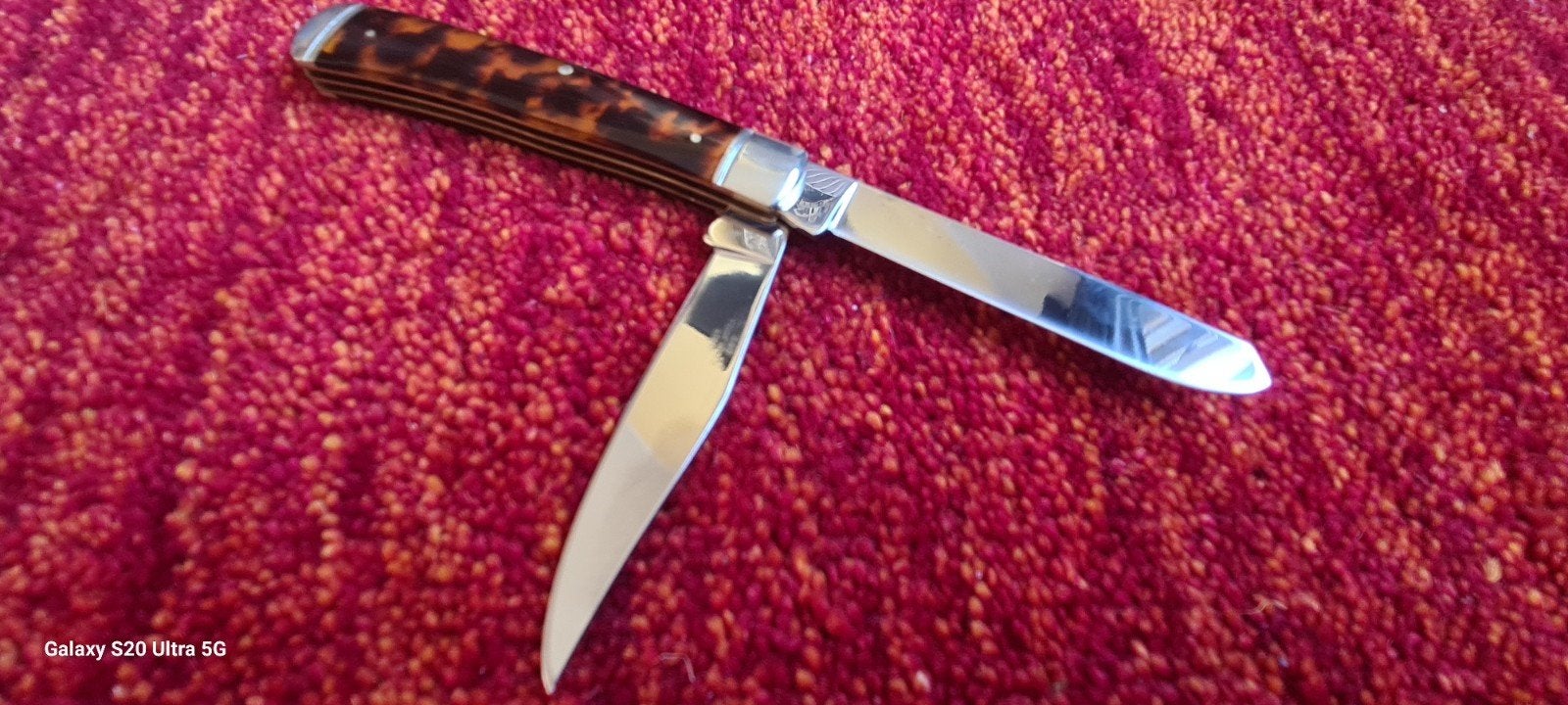 Rough Rider Zakmes - Tortoise Shell Handvat, Antiek en Kunst, Ophalen of Verzenden