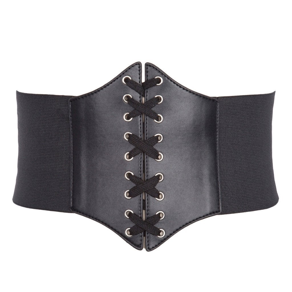 Dames korset waist trainer leren maat S M L XL XXL XXXL, Verzenden, Overige kleuren, Body of Korset