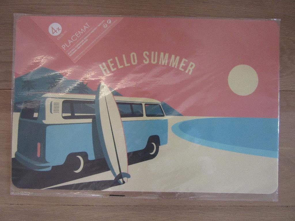 Placemats 4 stuks NIEUW in verpakking, Ophalen, Nieuw