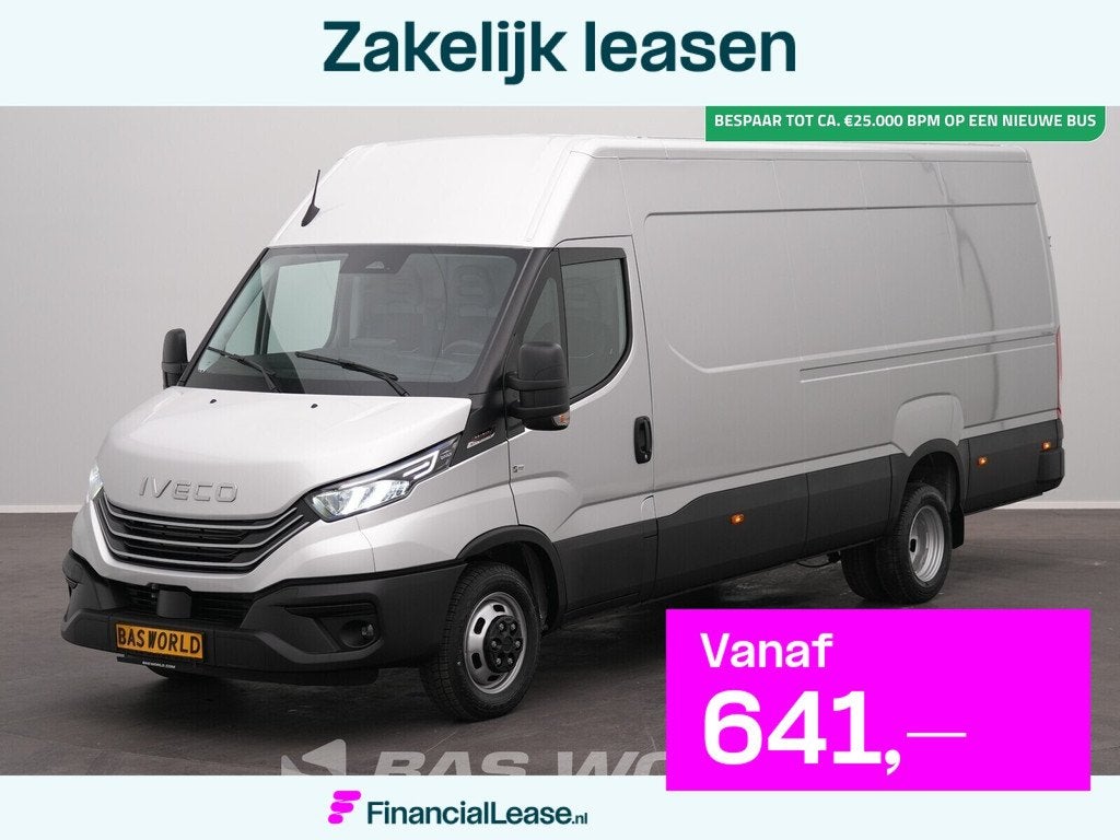 Iveco Daily 35C21 3.0L Automaat L4H2 210PK Dubbellucht ACC L, Automaat, Automatische klimaatregeling, Stof, Euro 6