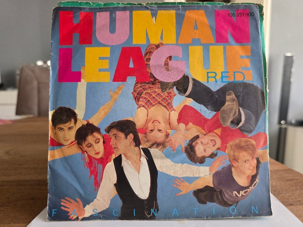 7" Single Human League - Fascination / Total Panic, Cd's en Dvd's, Vinyl Singles, Gebruikt, 7 inch, Ophalen of Verzenden, Pop