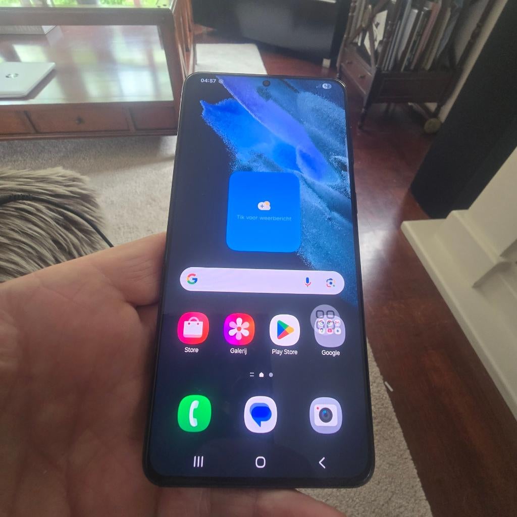 Samsung Galaxy S21 Plus 5G Onyx Black 128GB, Ophalen, Zwart, Zo goed als nieuw, 128 GB