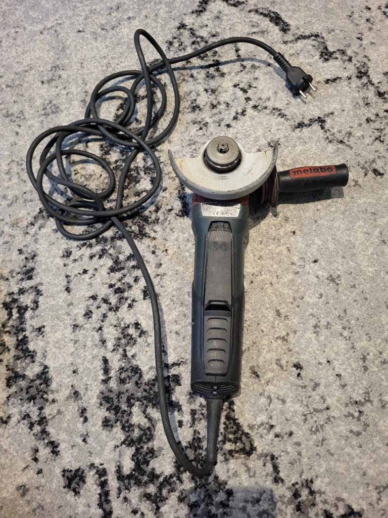 Metabo WEBA 17-125 Quick haakse slijper 1700W, Doe-het-zelf en Verbouw, Ophalen of Verzenden, Gebruikt, 1000 watt of meer, Haakse handslijpmachine