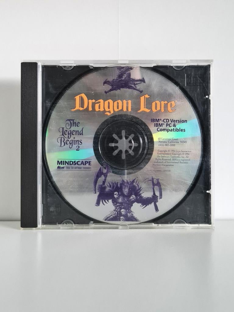 Dragon Lore: The Legend Begins - PC cd-rom, Avontuur en Actie, 1 speler, Ophalen of Verzenden, Zo goed als nieuw
