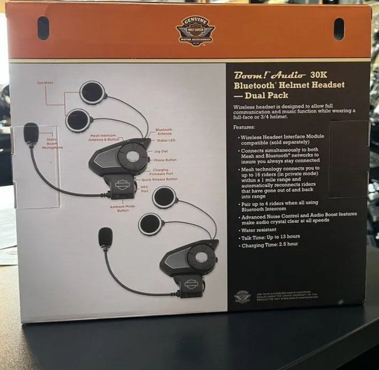 Harley-Davidson motorhelm headset, Overige merken, Kinderen, Ophalen of Verzenden, Tweedehands