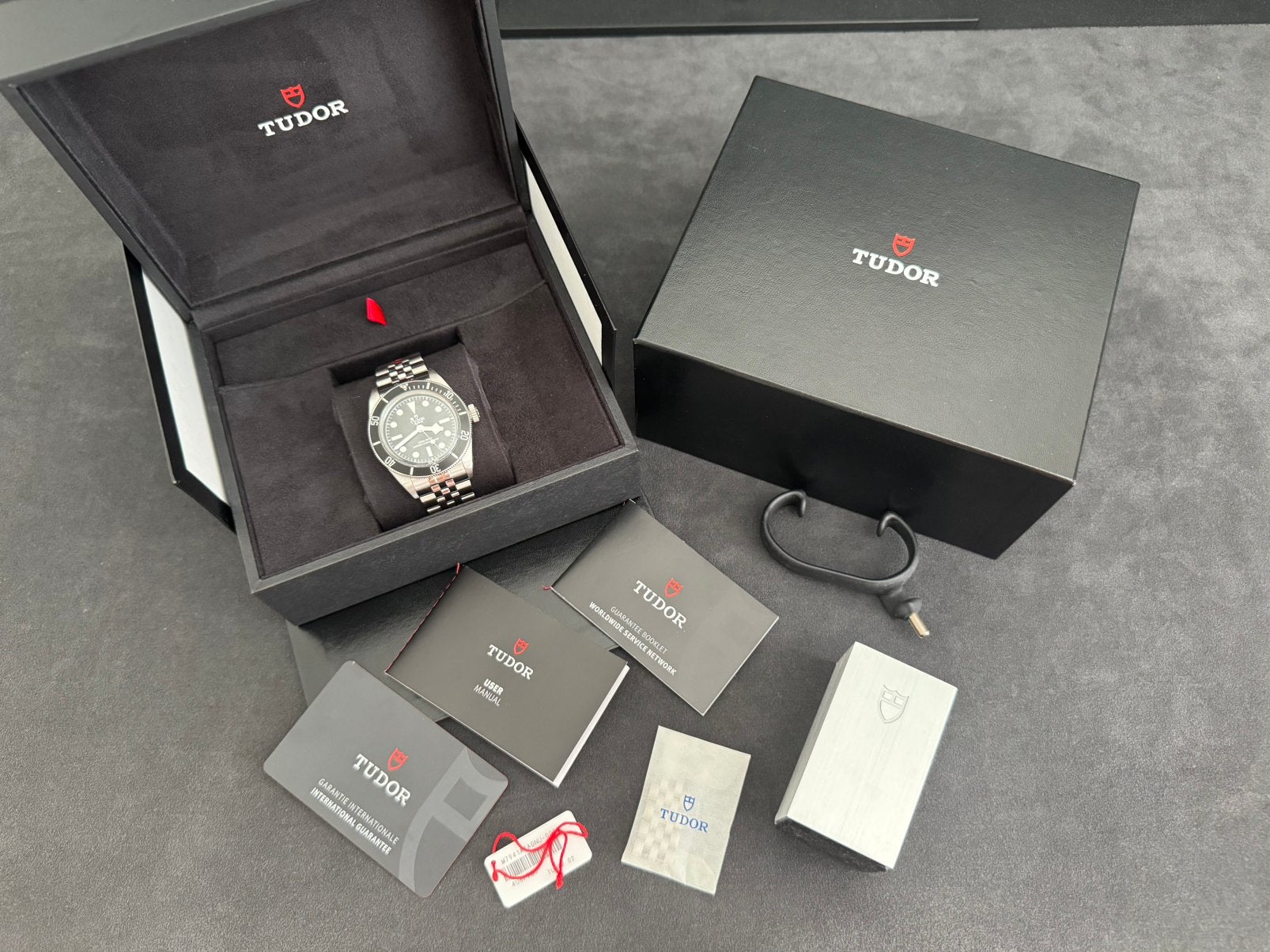 Tudor Black Bay 41 Monochrome - Full Set - Garantie, Overige merken, Staal, Staal, Verzenden