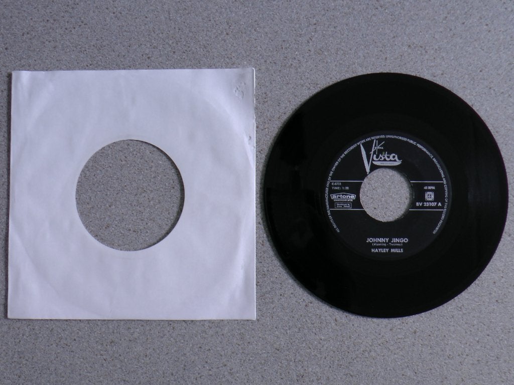 Hayley Mills - Johnny Jingo VINYL SINGLE, Ophalen of Verzenden, Gebruikt, 7 inch, Pop