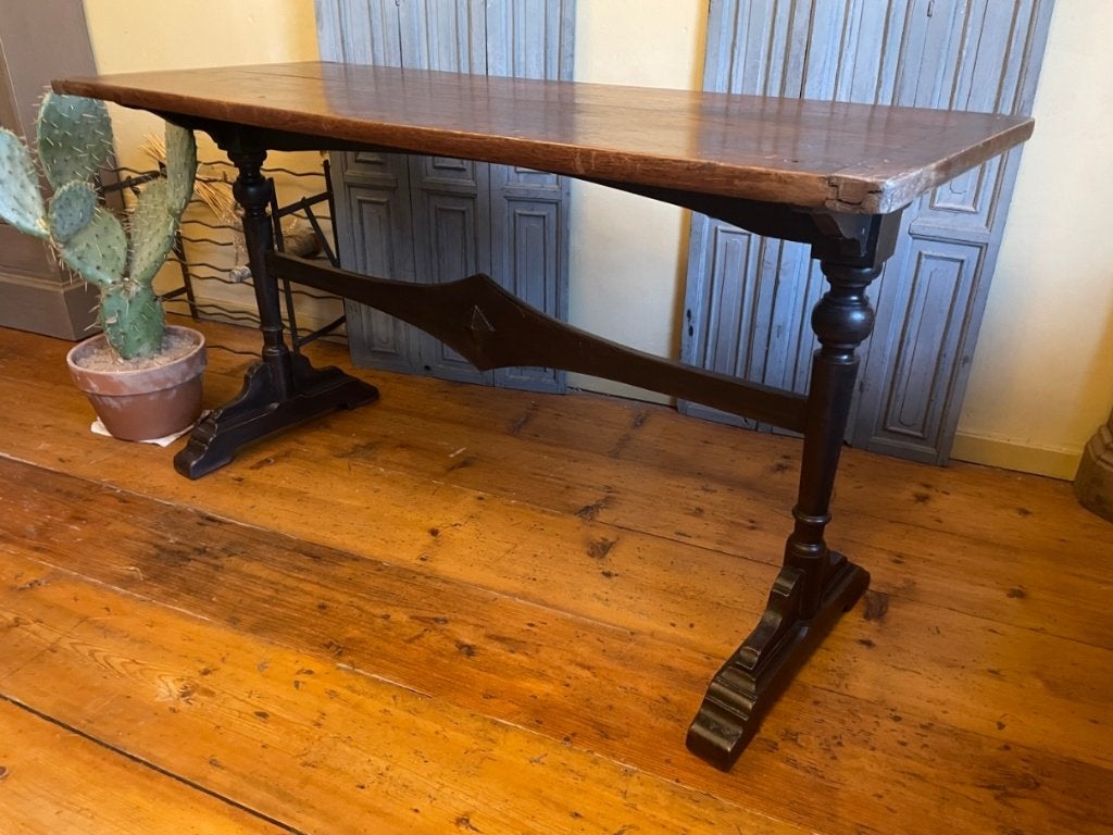 schitterende Tafel Eettafel Bistrotafel Werktafel eiken Fr, Ophalen