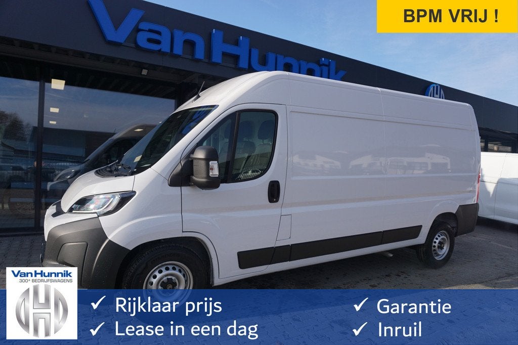 Citroën Jumper 35 2.2 140PK L3H2 BPM VRIJ! 10" Navi, Climat, Voorwielaandrijving, 15 km/l, Gebruikt, 4 cilinders