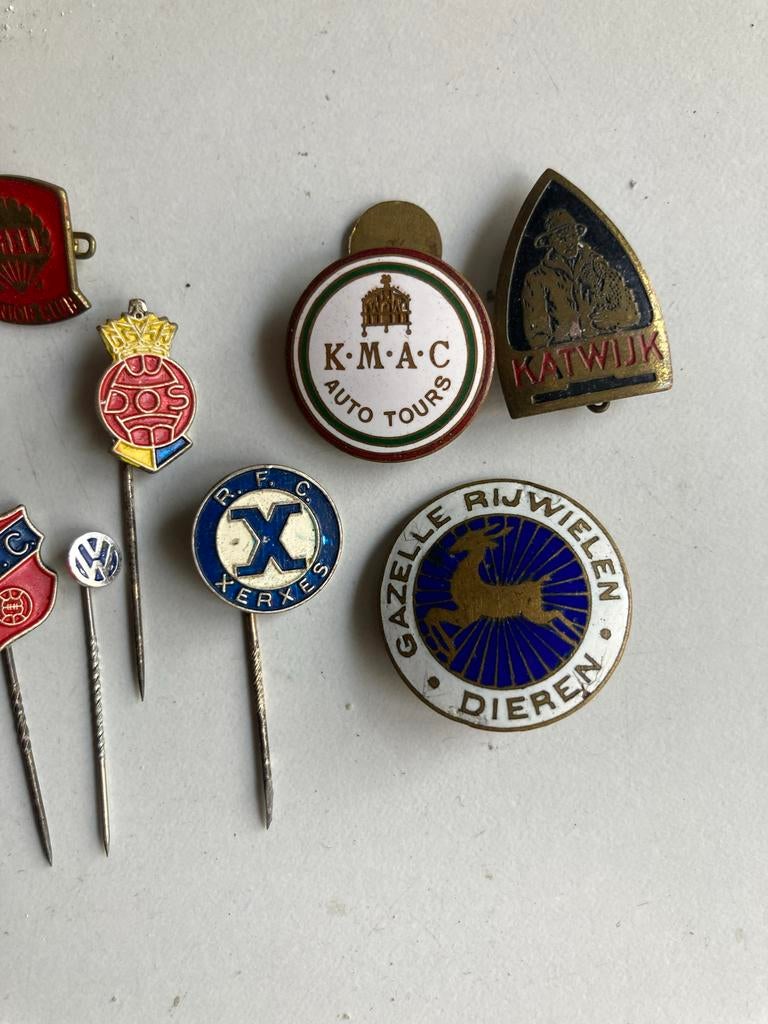 Vintage Speldjes en Pins Collectie - Diverse Merken en Clubs, Ophalen of Verzenden, Gebruikt, Merk, Speldje of Pin