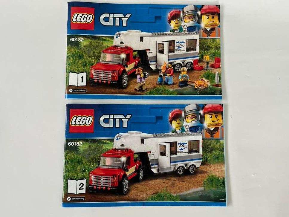 Lego city 60182 caravan met rode wagen, Kinderen en Baby's, Speelgoed | Duplo en Lego, City, Lego, Compleet, Ophalen of Verzenden