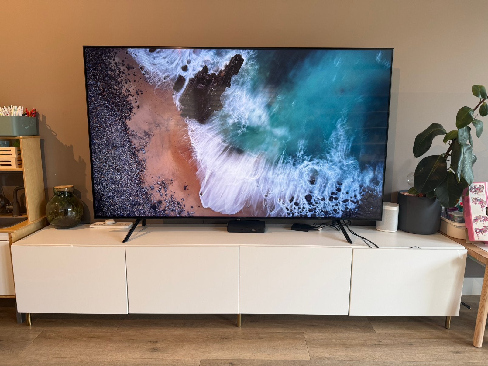 Samsung 75 inch QE75Q70R  QLED 4K TV - Perfecte staat, Ophalen, Zo goed als nieuw, 100 cm of meer, Samsung