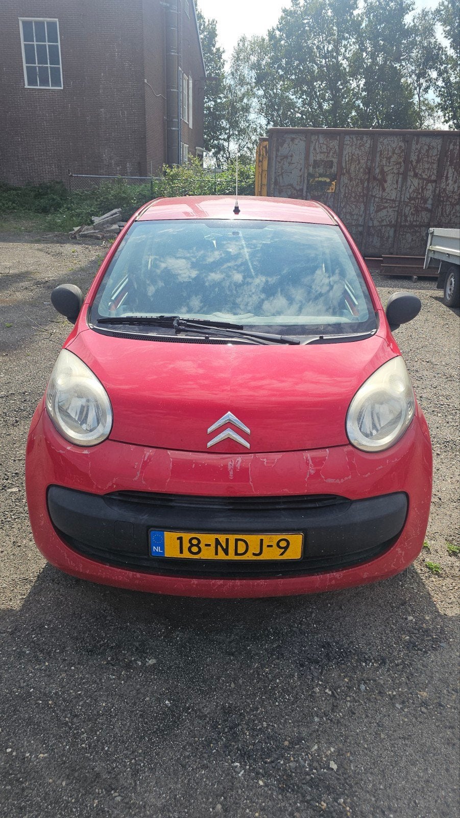 Citroën C1 1.0 3-DRS 2008 Rood, Auto's, Voorwielaandrijving, 4 stoelen, C1, 68 pk