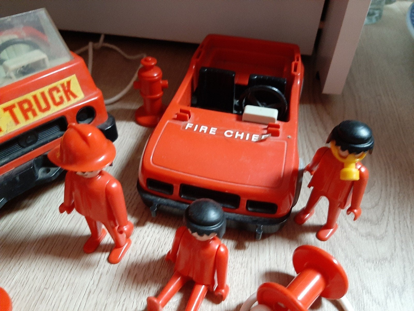 Playmobil brandweerwagen met spulletjes, Ophalen of Verzenden