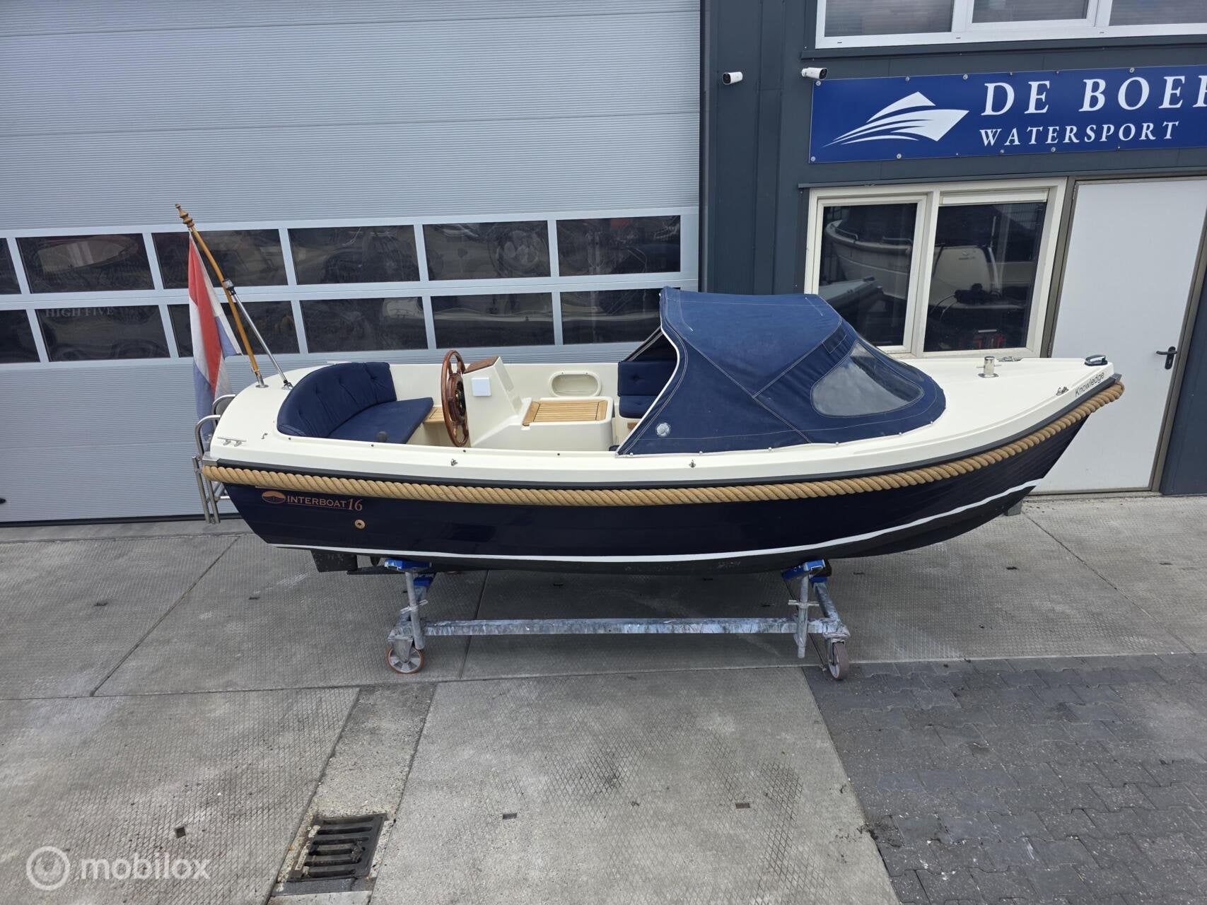 Interboat 16 Vetus 11pk 2-cilinder, Watersport en Boten, Sloepen, Gebruikt, Diesel