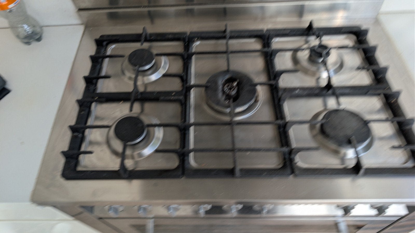Hotpoint Ariston Fornuis met Gas Kookplaat en Oven, Ophalen, Gebruikt, Hete lucht, 60 cm of meer