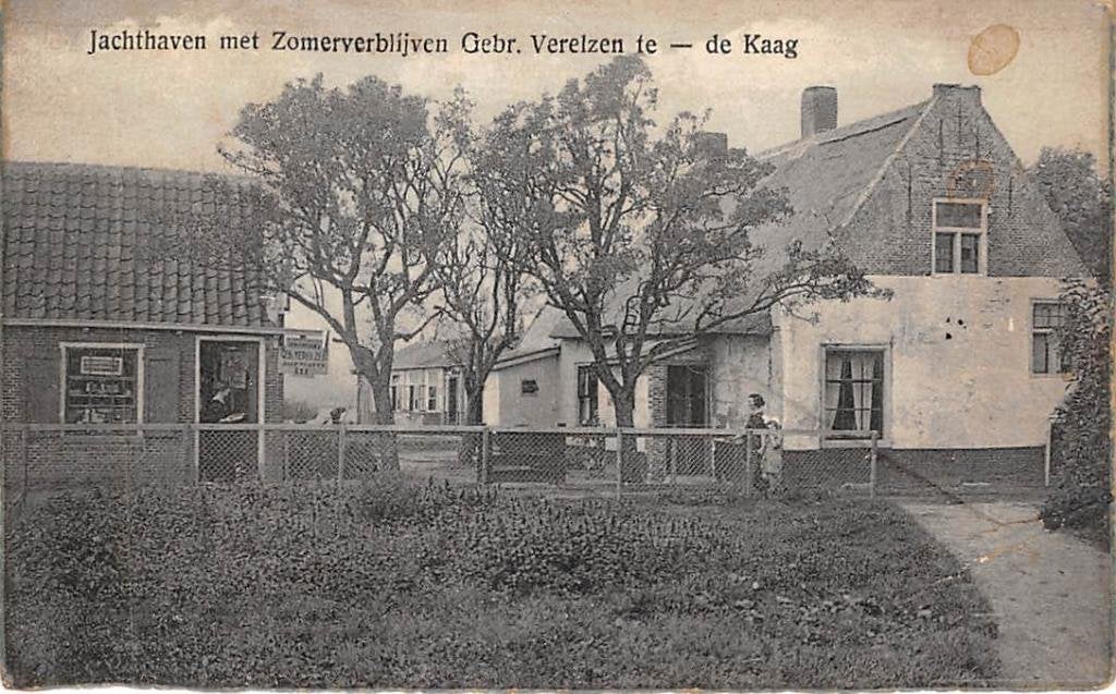 De Kaag Jachthaven en Zomerverblijven Gebr. Vereizen, Verzenden, Voor 1920, Ongelopen, Zuid-Holland