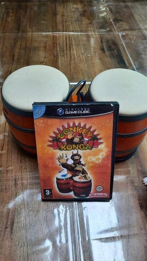 Donkey Konga, Spelcomputers en Games, Muziek, Verzenden, 1 speler, Zo goed als nieuw