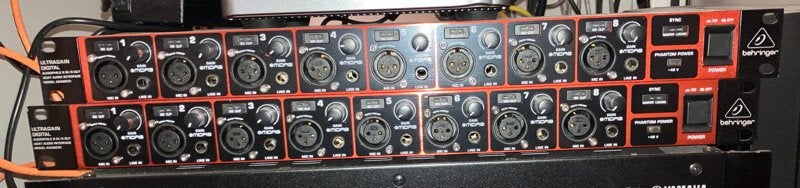 2x Behringer ADA 8200 ADAT interface, Ophalen, Gebruikt, Audio