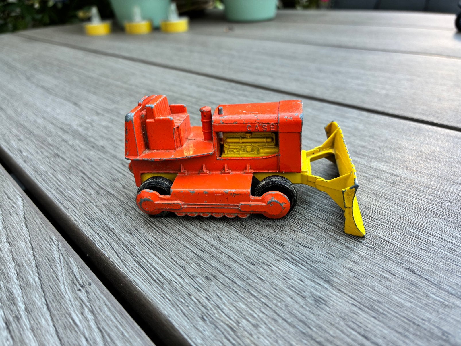 Matchbox KingSize Case Tractor, Ophalen of Verzenden, Gebruikt, Tractor of Landbouw