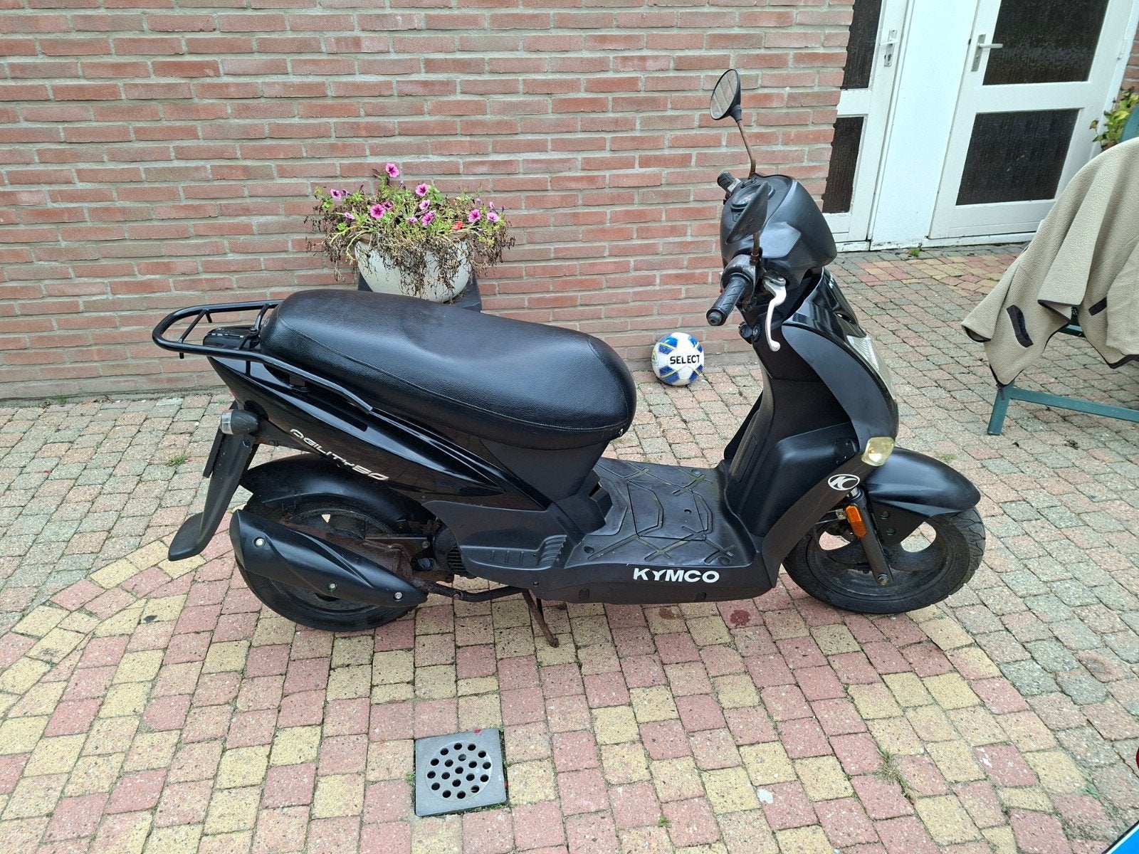 Kymco Agility 50cc Scooter - Zwart, Ophalen, Gebruikt, Maximaal 45 km/u, Agility